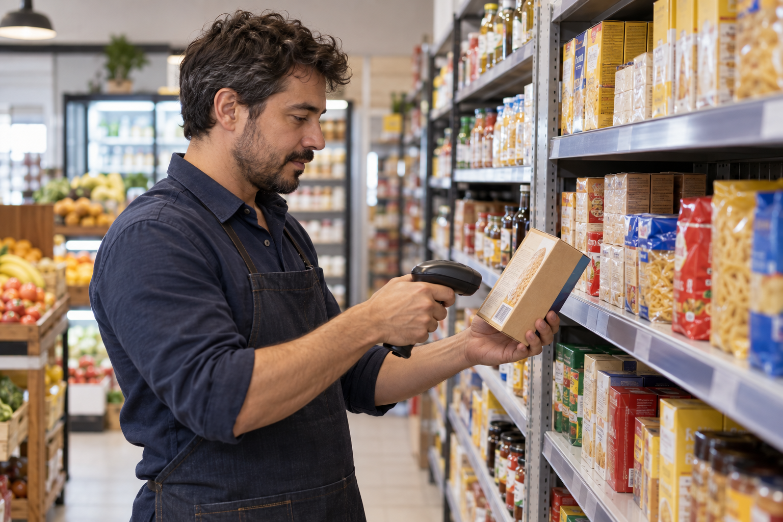 Reposición y control de mercadería en un minimercado